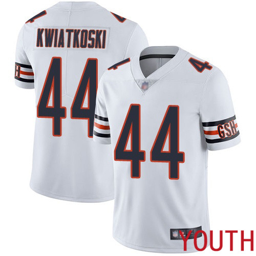 Chicago Bears Limited White Youth Nick Kwiatkoski Road Jersey NFL Football #44 Vapor Untouchable